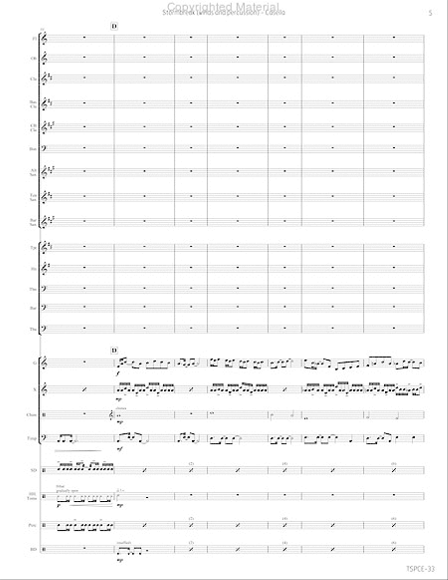 Stormbreak Percussion Ensemble scores gallery preview page 10