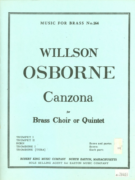 Canzona - Brass Quintet