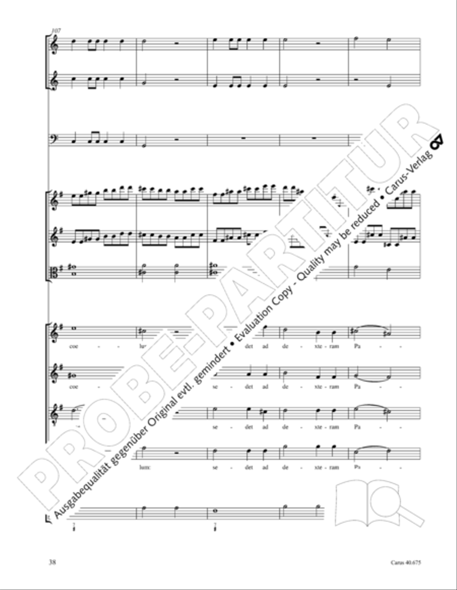 Mass in G Major STB scores gallery preview page 51