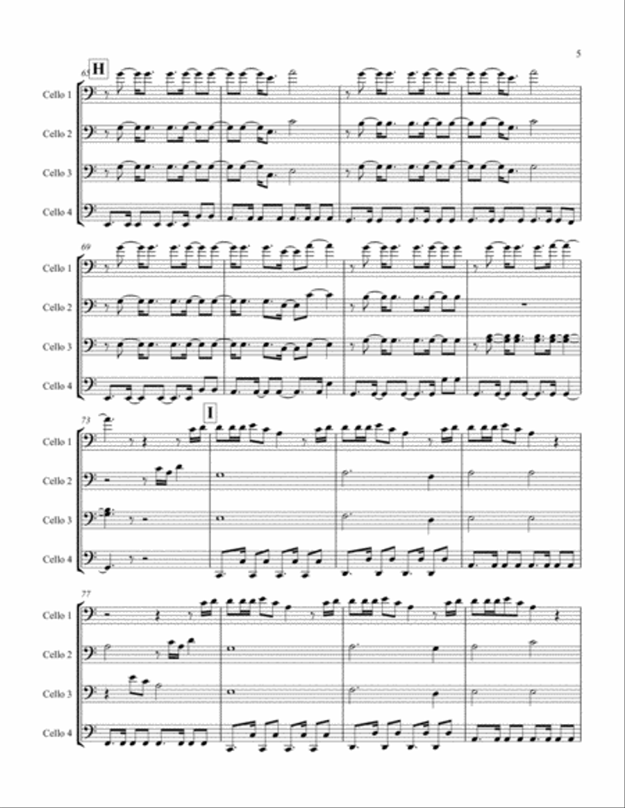 Delicate String Quartet scores gallery preview page 5