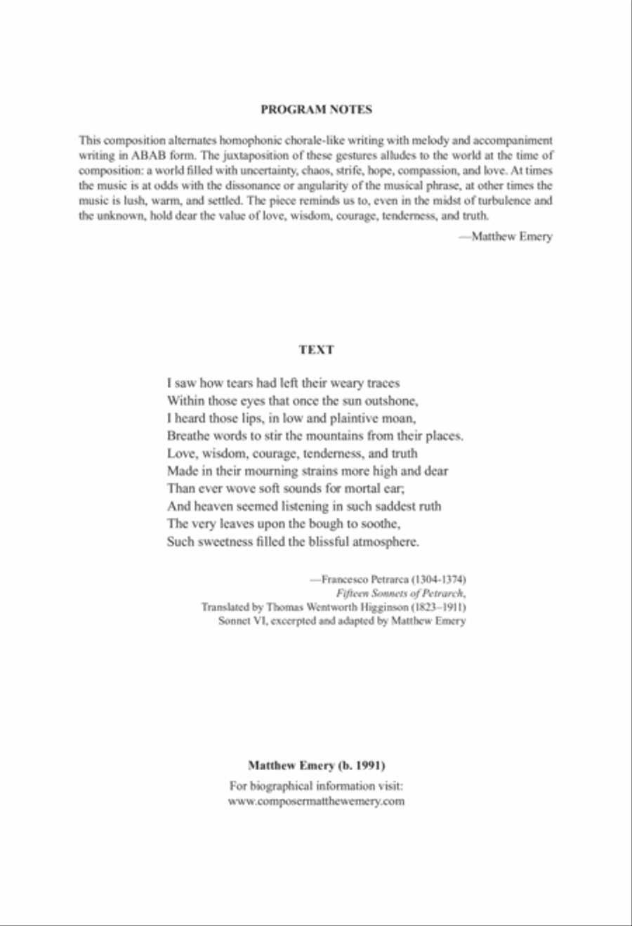 Breathe 4-Part scores gallery preview page 2