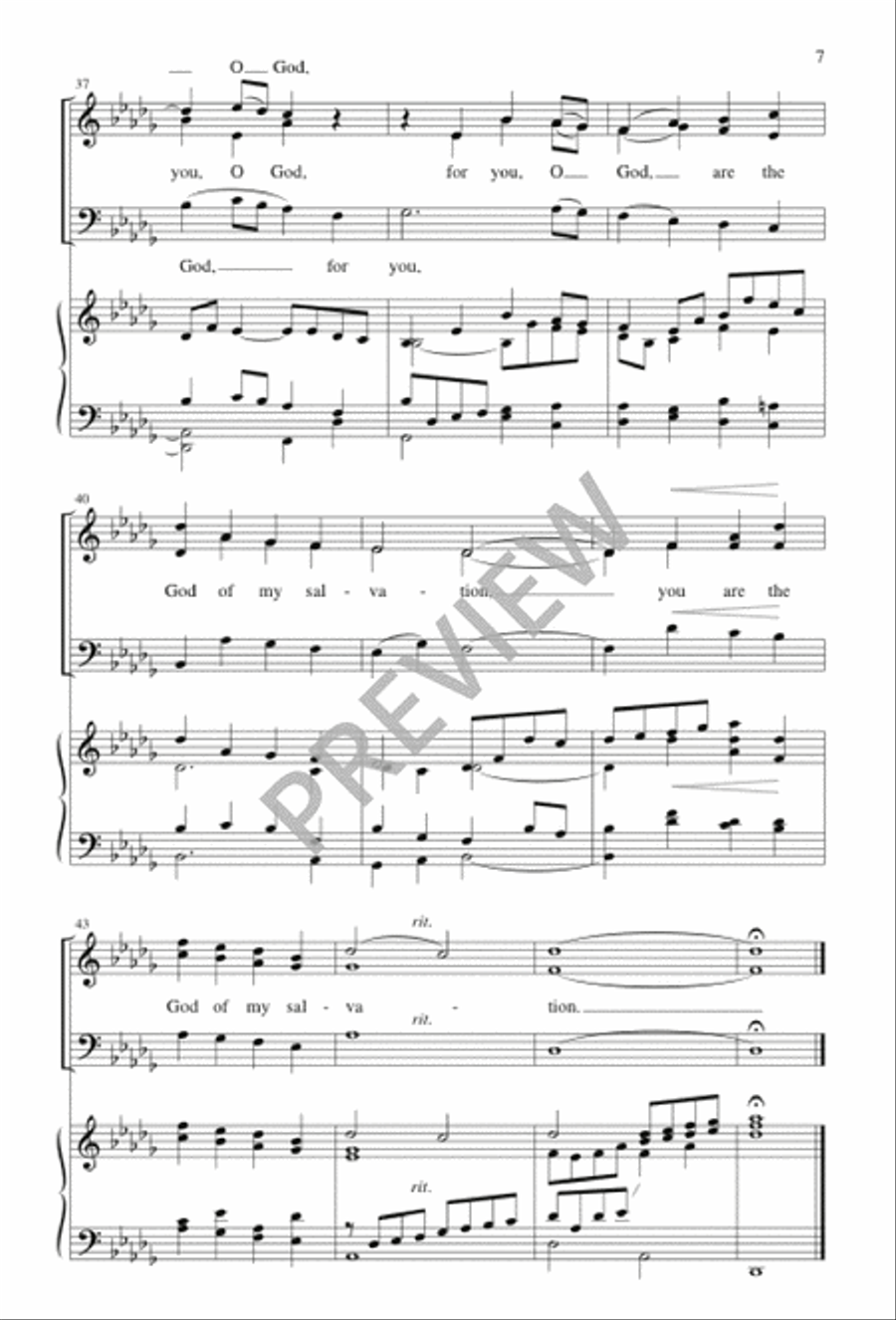 Lead Me, Lord 3-Part scores gallery preview page 6