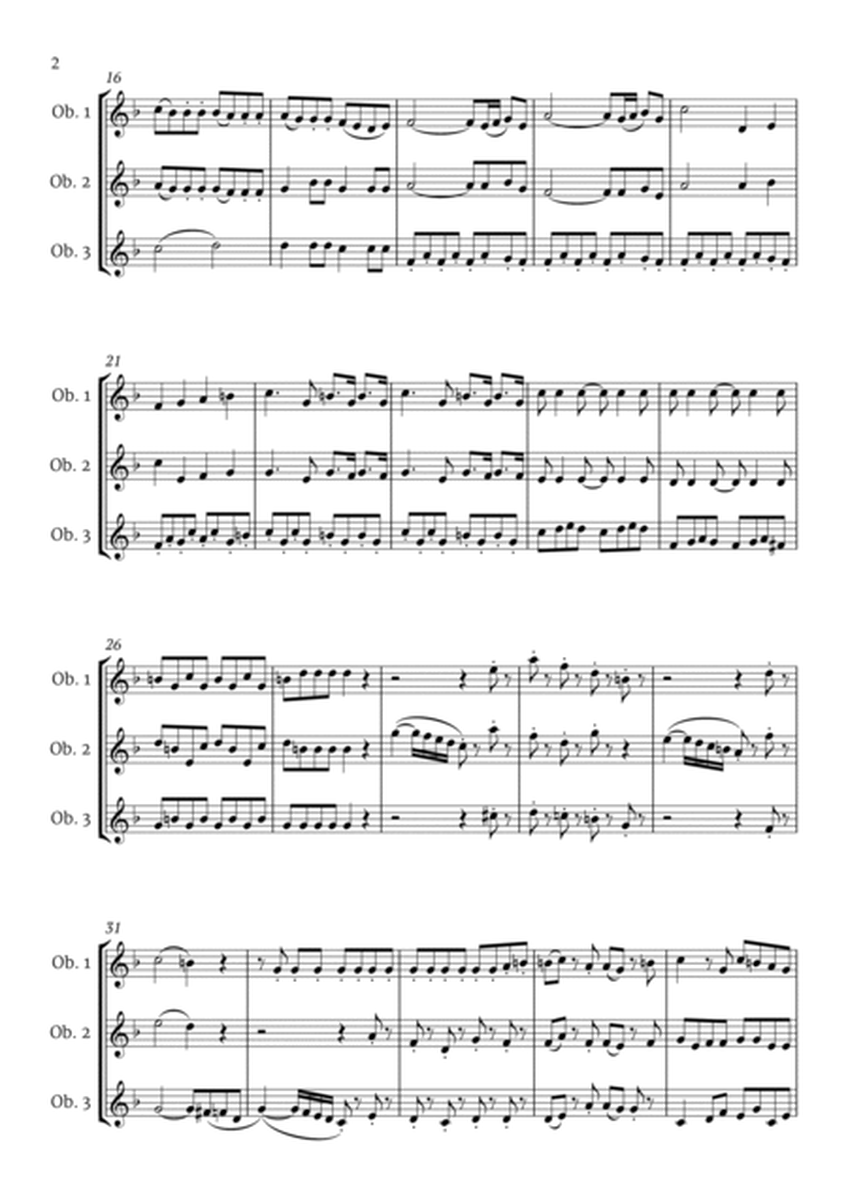 Eine kleine Nachtmusik in F Major by Mozart K 525 for Oboe Trio image number null
