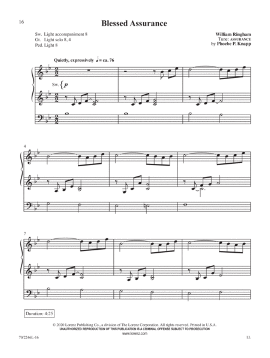 Pomp and Pageantry Organ Solo scores gallery preview page 5