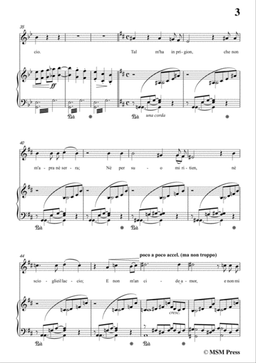 Liszt-Pace non trovo in e flat minor,for Voice and Piano Voice Solo scores gallery preview page 5