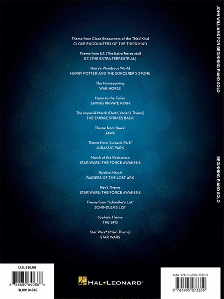 John Williams for Beginning Piano Solo Piano Solo scores gallery preview page 6