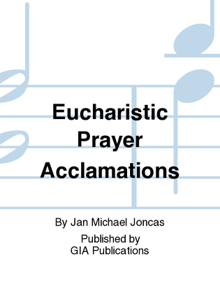 Eucharistic Acclamations from "No Greater Love"