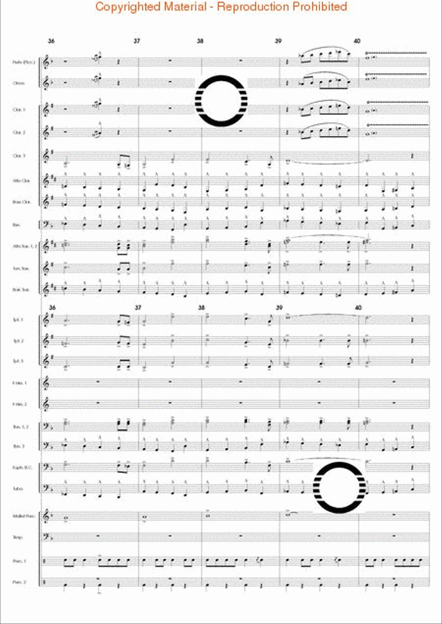 Black Granite III Black Granite III Concert Band scores gallery preview page 9