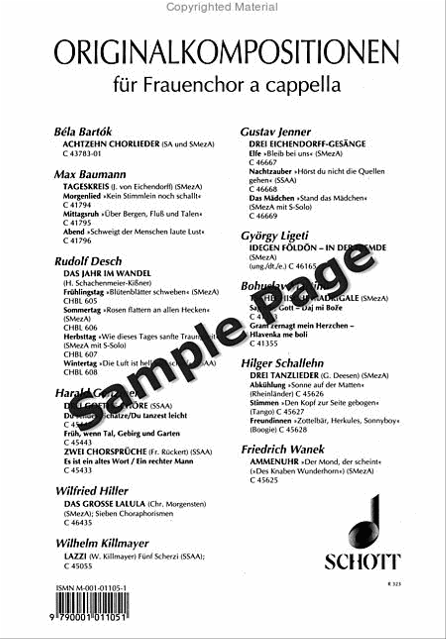 Sag mir Gott Sag mir Gott SSA scores gallery preview page 9