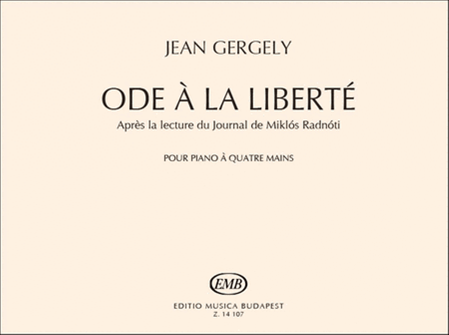 ODE A LA LIBERTEPOUR PIANO A QU