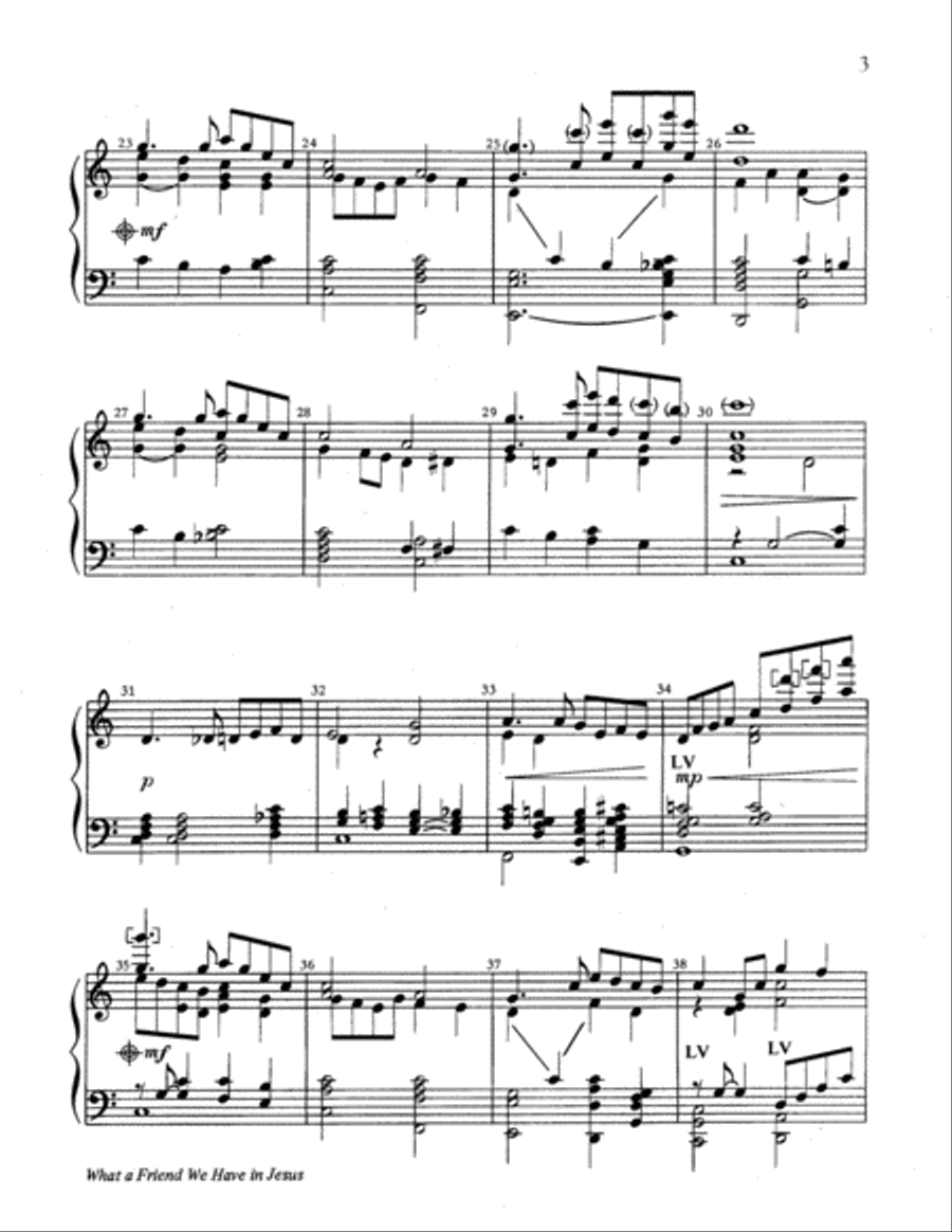 What a Friend We Have in Jesus 5-Octaves scores gallery preview page 11