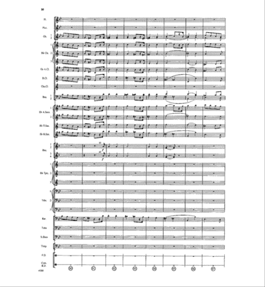 Farandole Concert Band scores gallery preview page 16