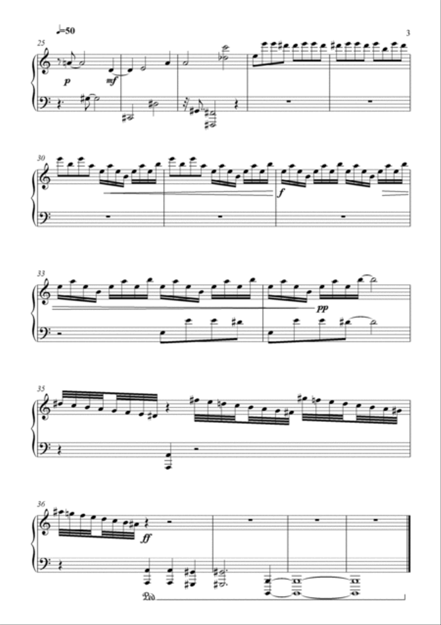 Daydreams - Devaneios - Piano Solo. The music originality that imagination musical espontany. Six wo Small Ensemble scores gallery preview page 3