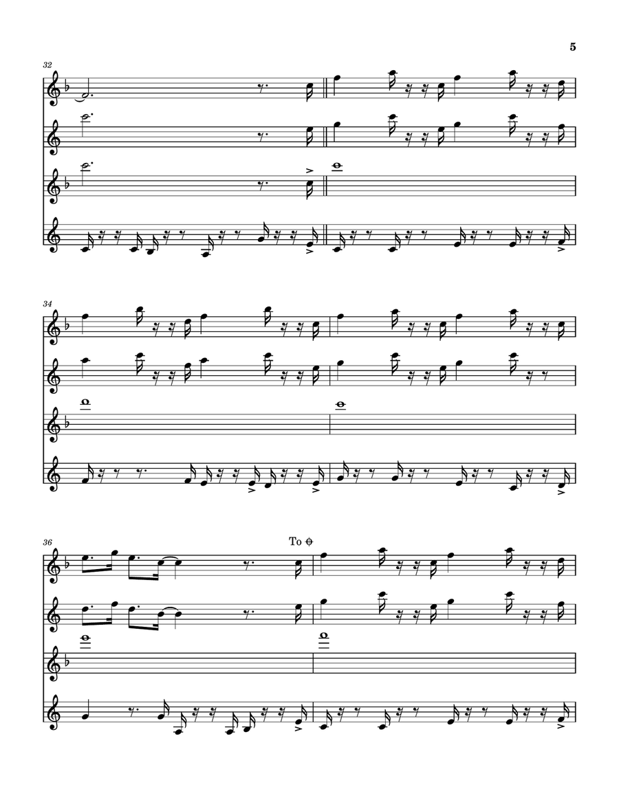 A Swingin' Safari Saxophone Quartet scores gallery preview page 6
