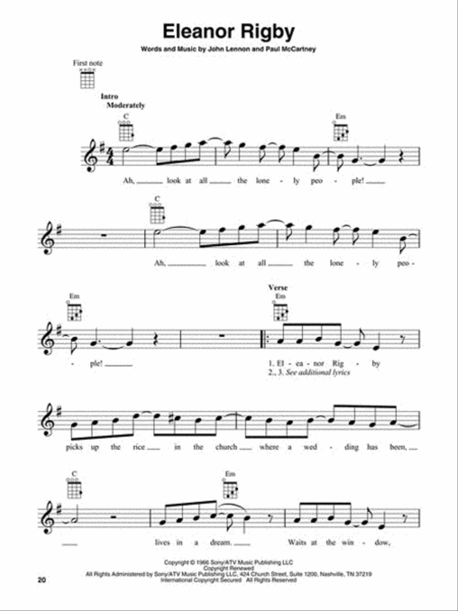 Two-Chord Songs for Ukulele Ukulele scores gallery preview page 3