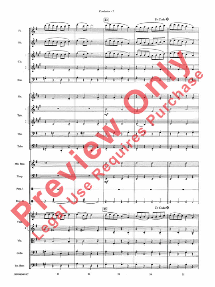 Norwegian Dance No. 2 Full Orchestra scores gallery preview page 8