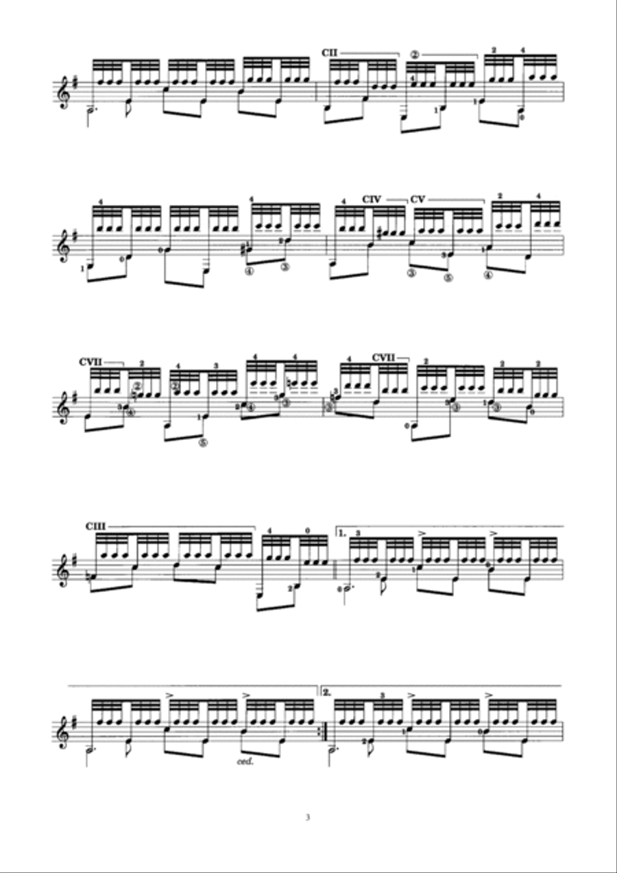 Campanas Del Alba Acoustic Guitar scores gallery preview page 3