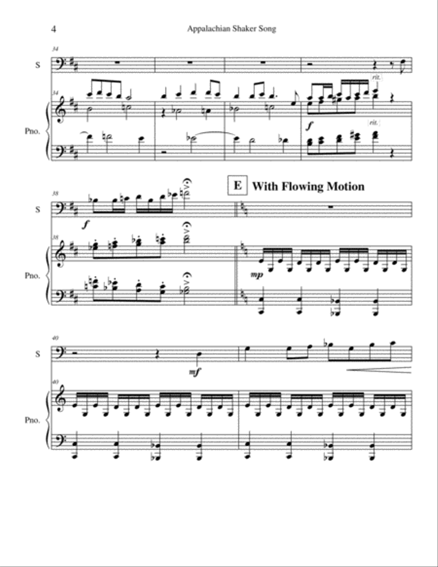 Shaker Tune Variants Shaker Tune Variants Bassoon scores gallery preview page 4