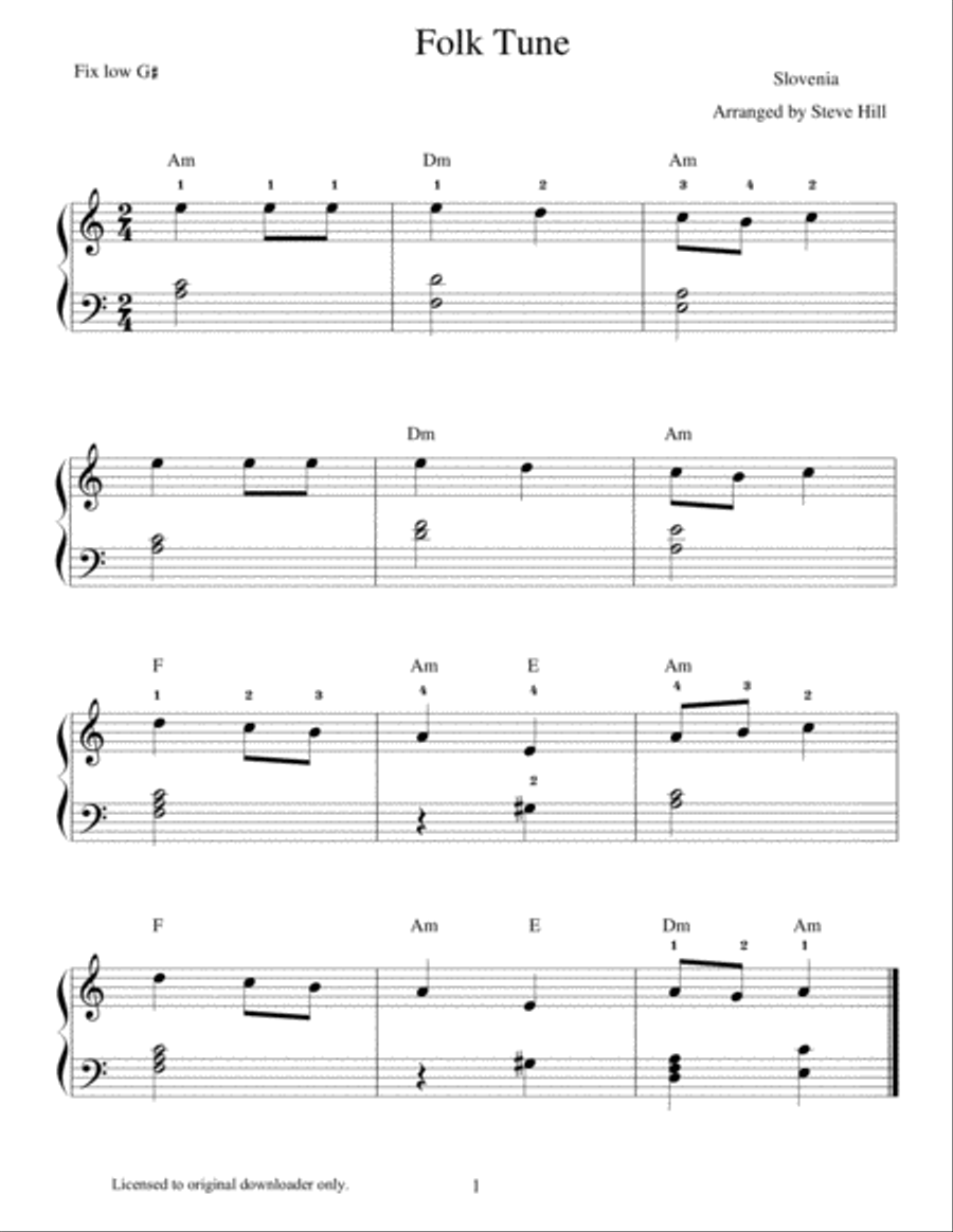 Simple Tunes Harp scores gallery preview page 3