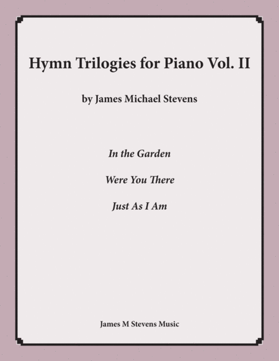 Hymn Trilogies for Piano, Vol. II image number null