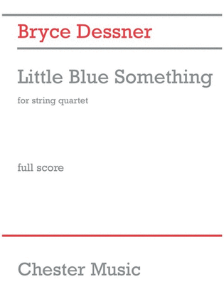 Little Blue Something For String Quartet Sc/Pts