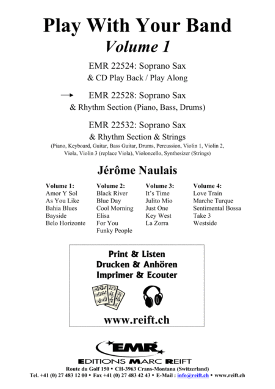 Play With Your Band Volume 1 Soprano Saxophone scores gallery preview page 2
