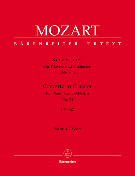 Concerto in C major for Piano and Orchestra No. 21