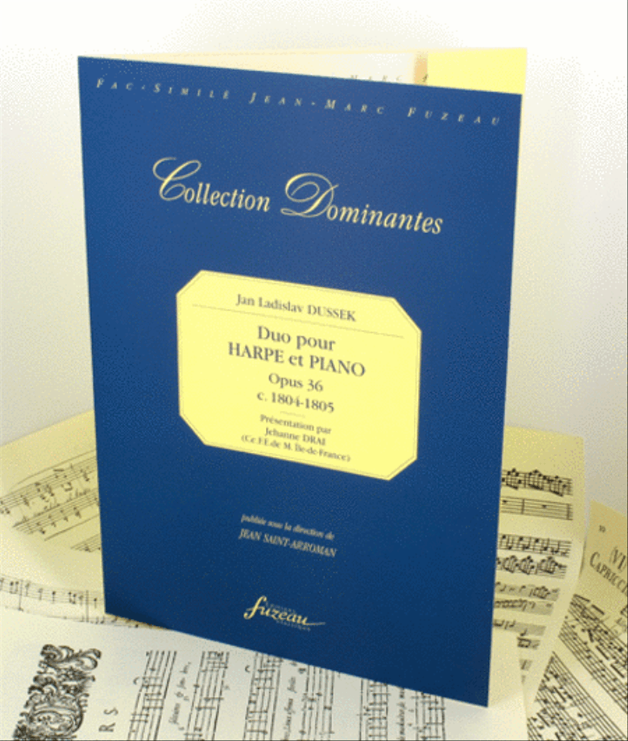 Duo for harp and piano. Opus 36. c. 1804/1805 Harp scores gallery preview page 1