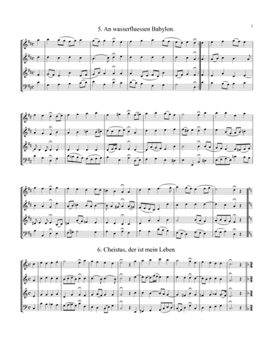 Bach Four-Part Chorales - 36 in Set (for Woodwind Quartet) image number null