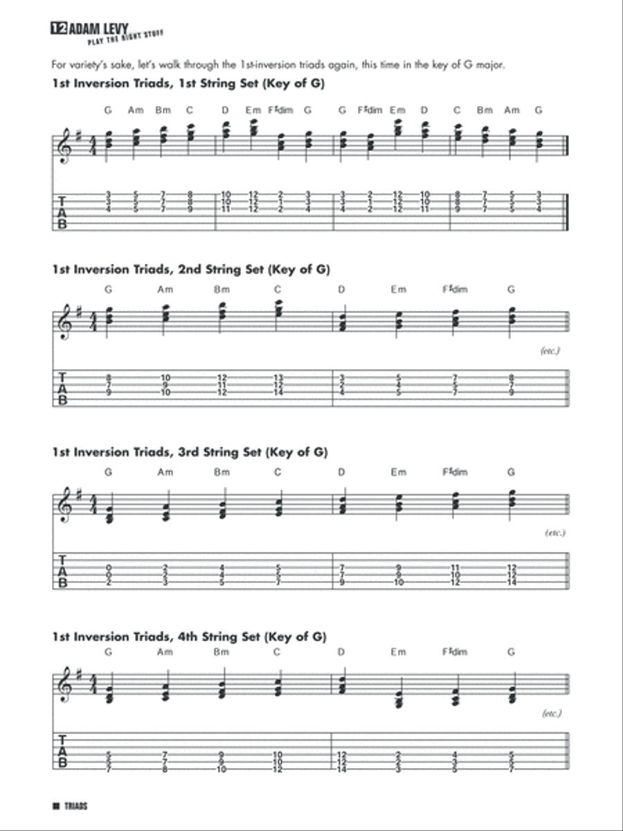 Play the Right Stuff - Creating Great Guitar Parts (Book and DVD) Electric Guitar scores gallery preview page 3