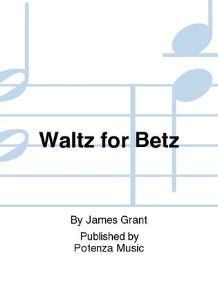 Book cover for Waltz for Betz