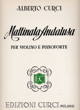 Book cover for Mattinata andalusa