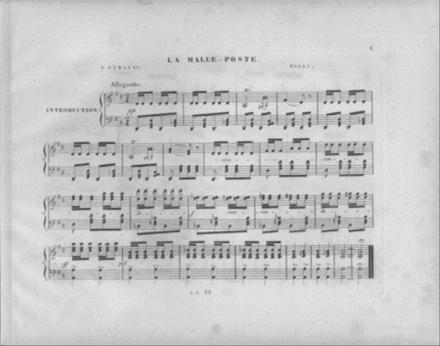 La Malle-Poste Polka Pour Piano Trumpet scores gallery preview page 2