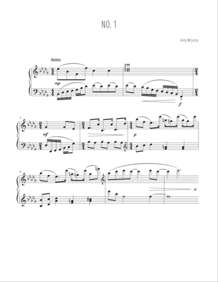Meditations for Piano Meditations for Piano Chamber Music scores gallery preview page 3