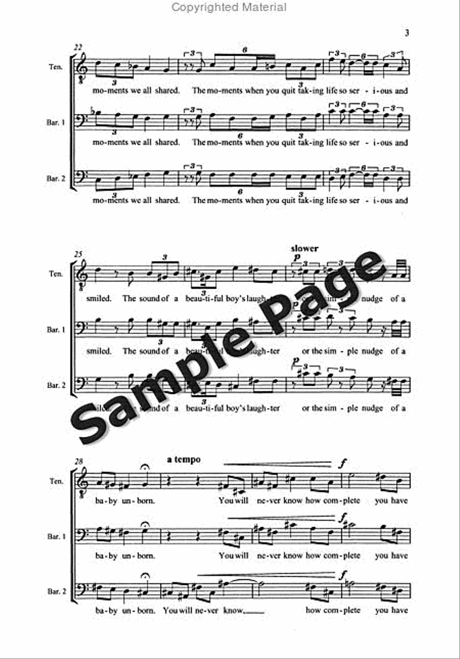 Last Letter Home Last Letter Home 3-Part scores gallery preview page 6