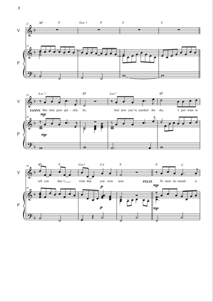 Wishing you were near Small Ensemble scores gallery preview page 3