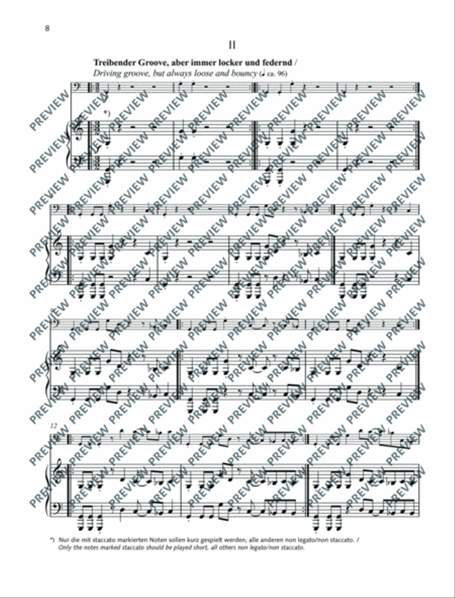 Zwei Studien zu einer Landschaft Piano Accompaniment scores gallery preview page 9