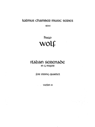 Book cover for Italian Serenade: 2nd Violin