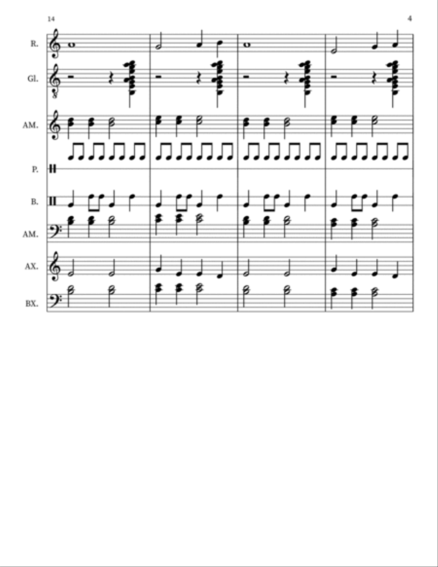 Face the Music Small Ensemble scores gallery preview page 4