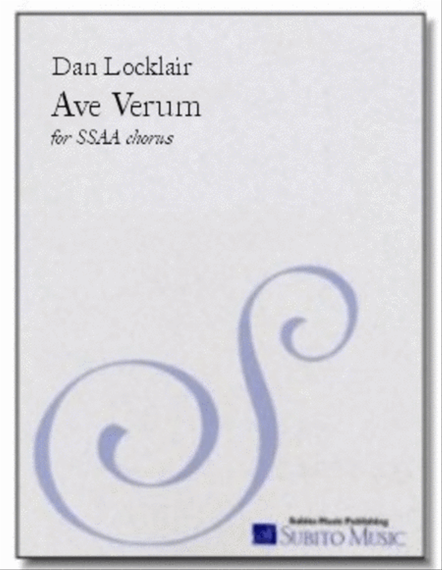 Ave Verum SSAA scores gallery preview page 1