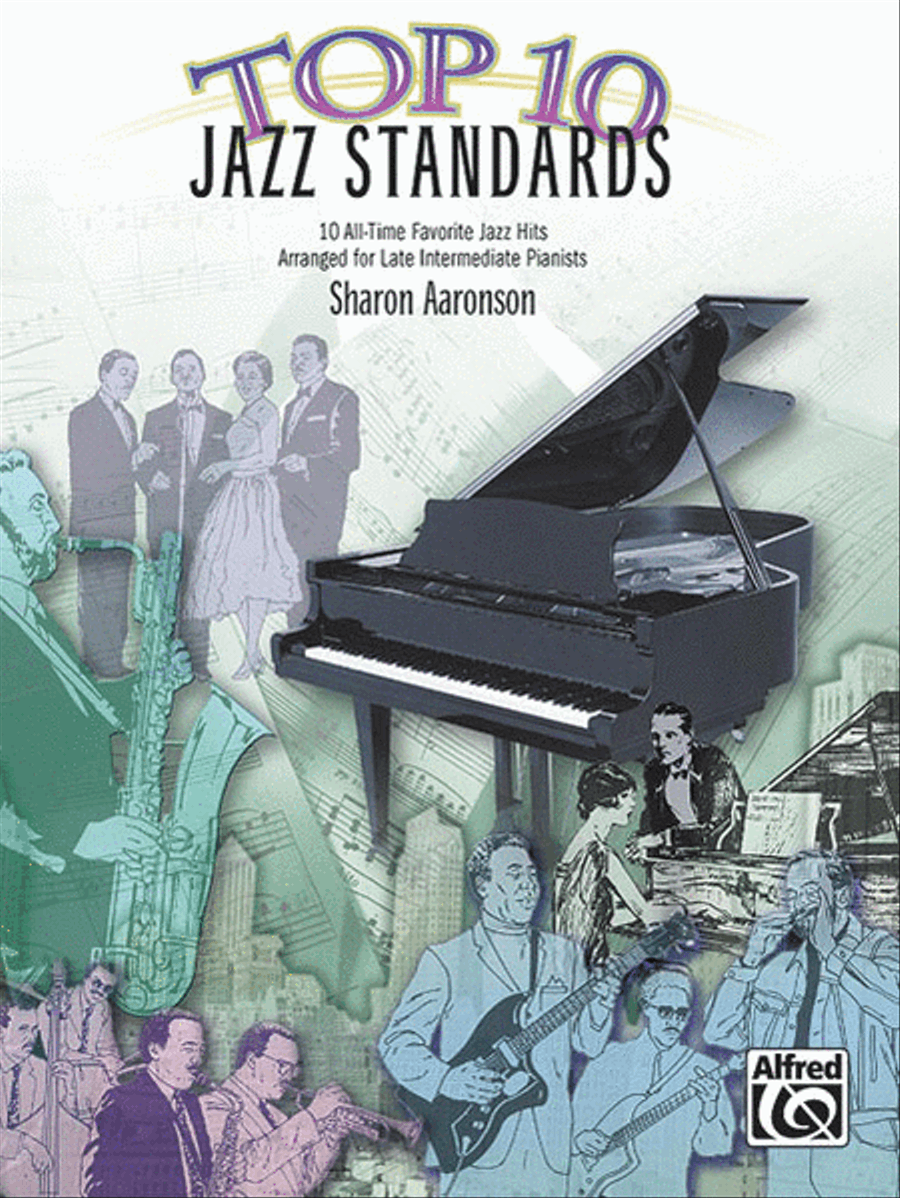 Top 10 Jazz Standards Top 10 Jazz Standards Piano Solo scores gallery preview page 1