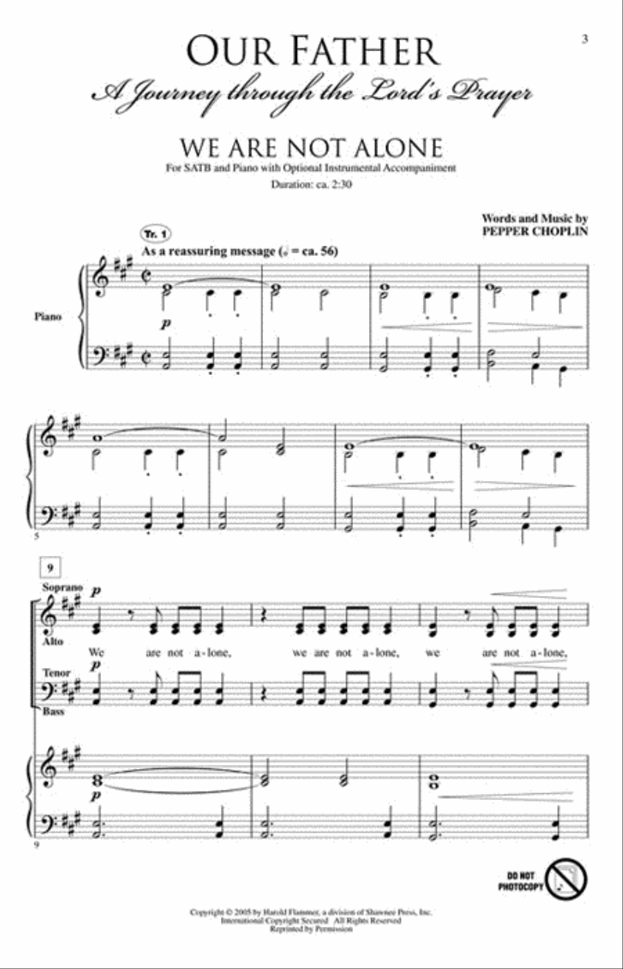 Our Father Our Father Choir scores gallery preview page 2