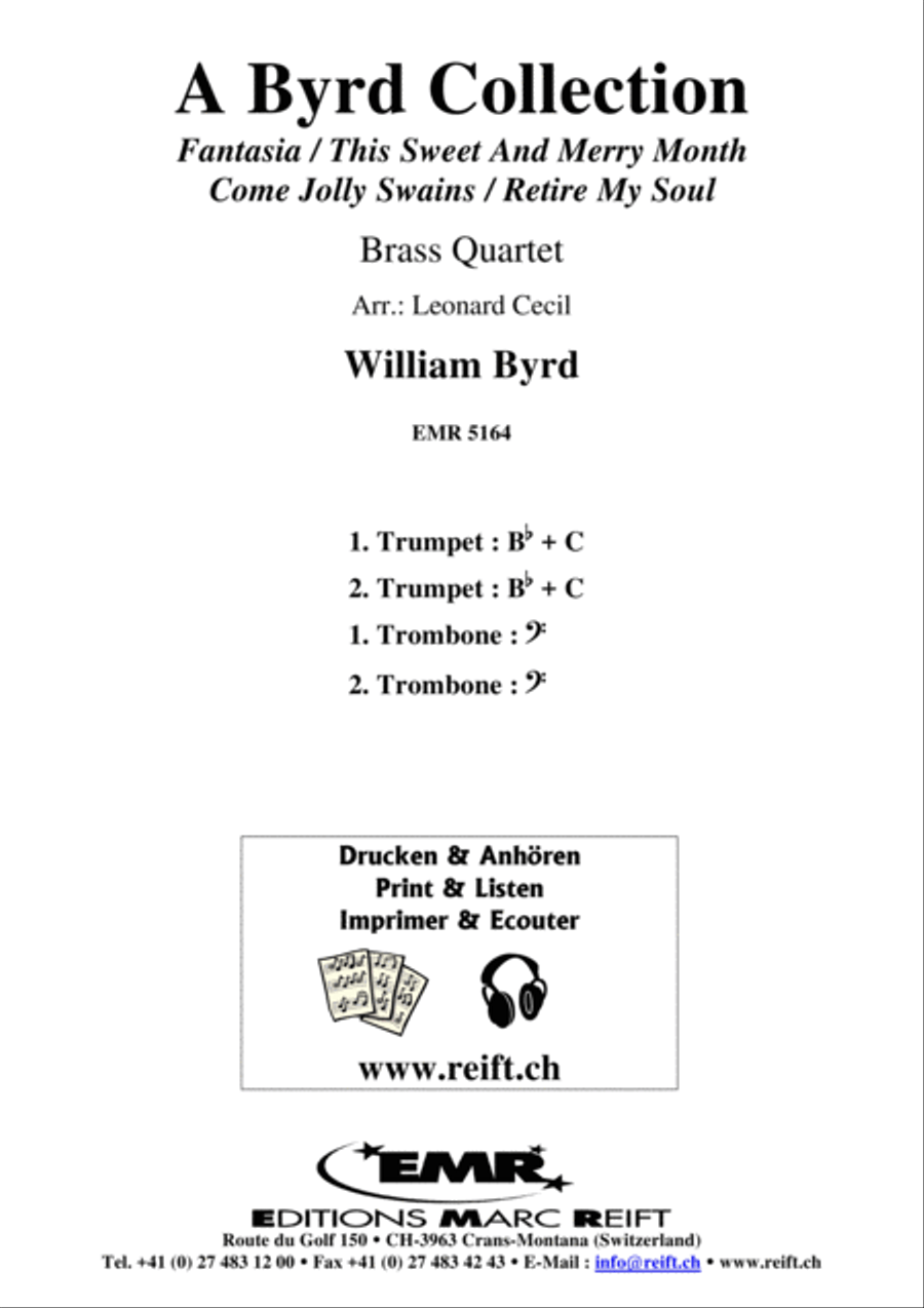 A Byrd Collection Brass Ensemble scores gallery preview page 2