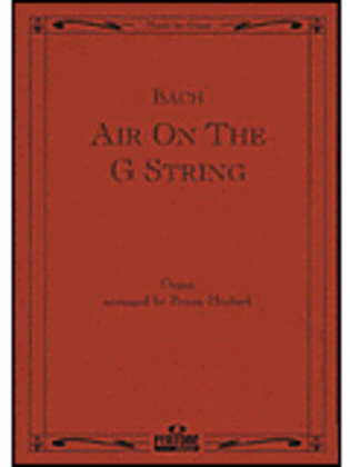 Book cover for Air On The G String Bwv1068 Organ Solo