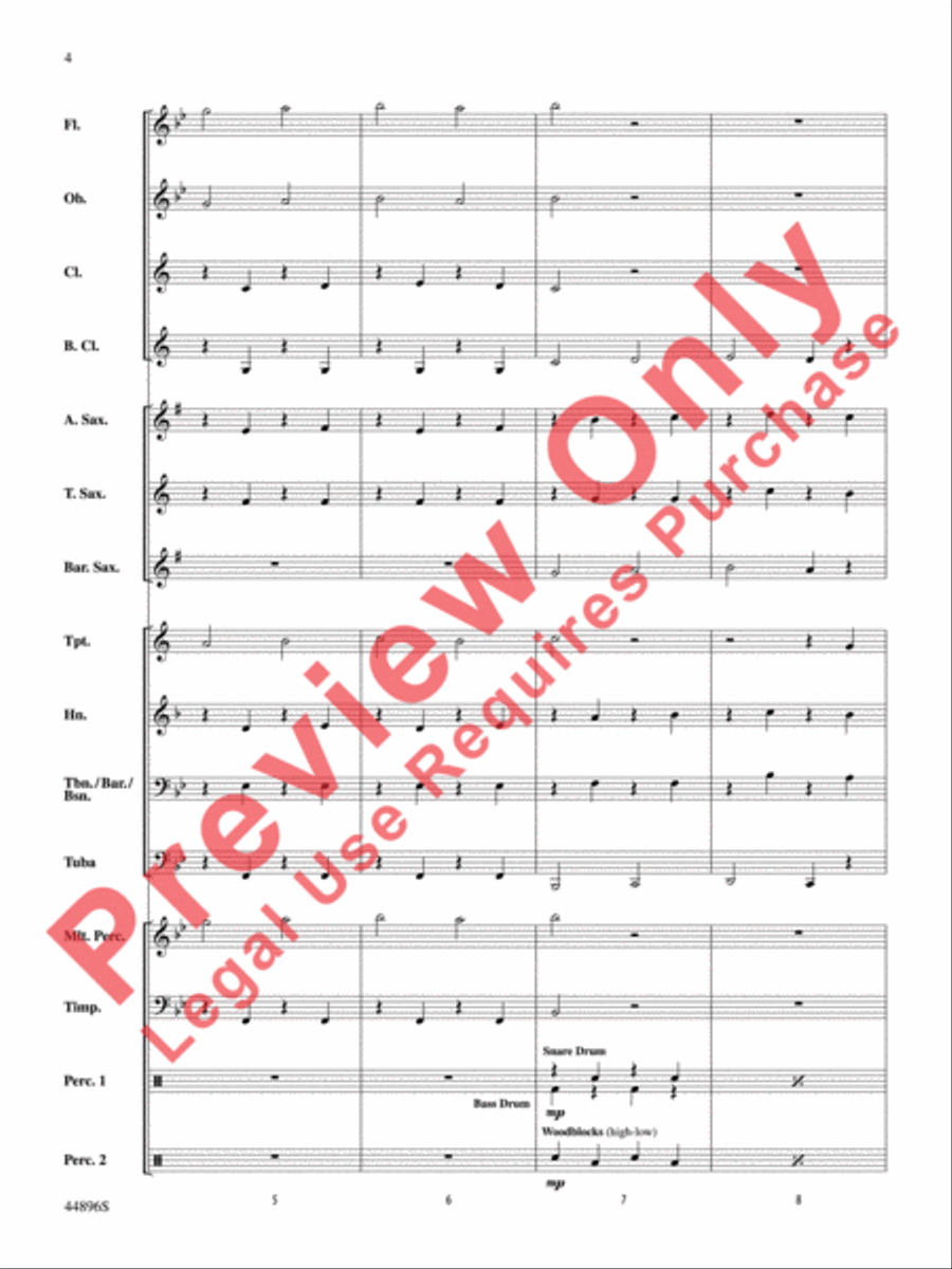 Promenade Concert Band scores gallery preview page 5
