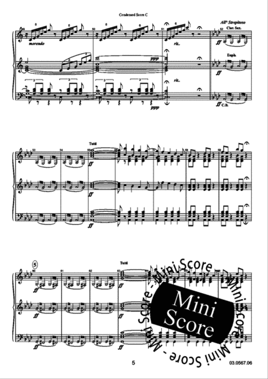 Dichter Und Bauer Fanfare Band scores gallery preview page 9