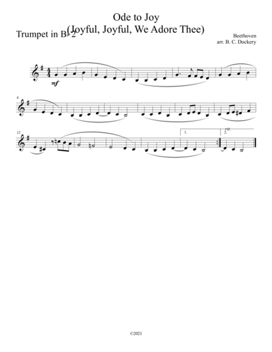 10 Easter Duets for 2 Trumpets and Piano - Volume 1 image number null
