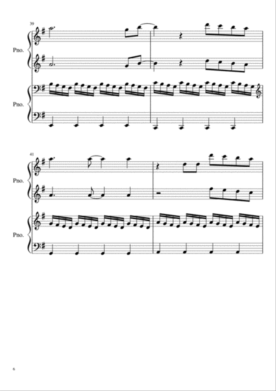 Firework Piano scores gallery preview page 6