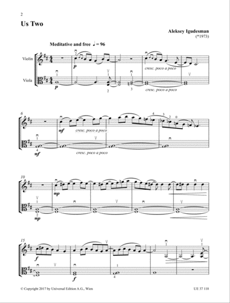 Violin and Viola and More String Duet scores gallery preview page 3