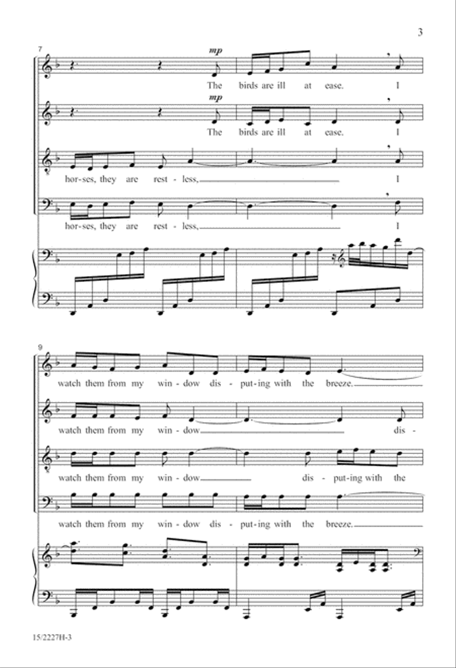 Angel Breathing Out Angel Breathing Out 4-Part scores gallery preview page 4